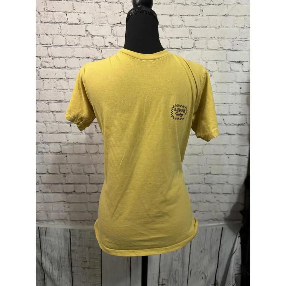 Levi's Racing Yellow Relaxed Fit Cotton T-Shirt‎ Size Small